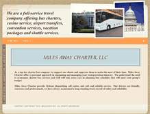 Tablet Screenshot of milesaway.biz
